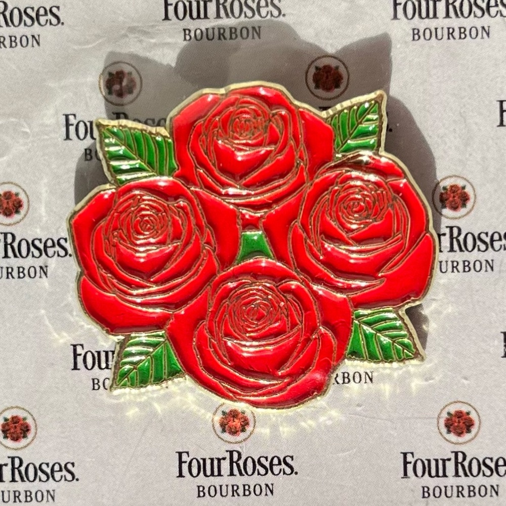 Four Roses Bourbon Lapel Pin - Picture 2 of 3